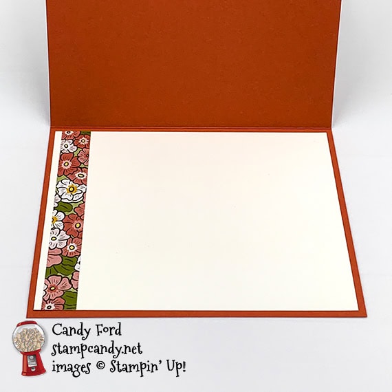 Stampin' Up! Ornate Garden Suite, thank you card by Candy Ford #stampcandy