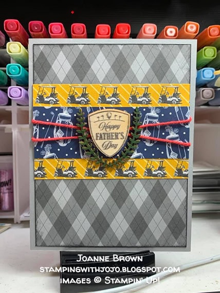 made by Joanne Brown, Independent Stampin' Up! Demonstrator, for Candy Hearts Quarterly Challenge #stampcandy