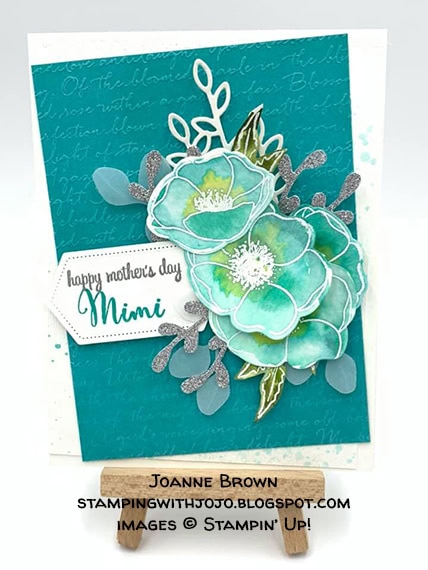 made by Joanne Brown, Independent Stampin' Up! Demonstrator, for Candy Hearts Quarterly Challenge #stampcandy