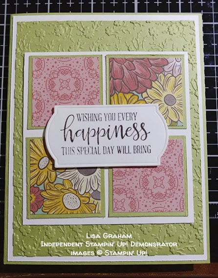 made by Lisa Graham, Independent Stampin' Up! Demonstrator, for Candy Hearts Quarterly Challenge #stampcandy