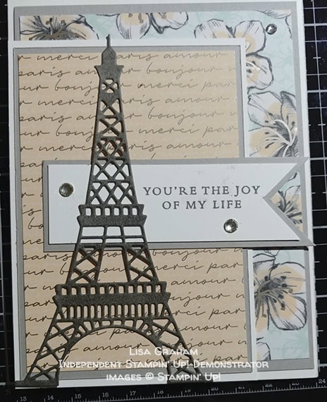 made by Lisa Graham, Independent Stampin' Up! Demonstrator, for Candy Hearts Quarterly Challenge #stampcandy