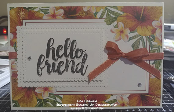 made by Lisa Graham, Independent Stampin' Up! Demonstrator, for Candy Hearts Quarterly Challenge #stampcandy