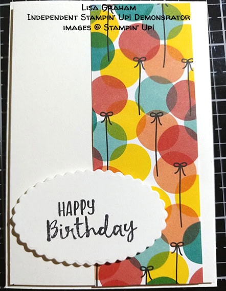 made by Lisa Graham, Independent Stampin' Up! Demonstrator, for Candy Hearts Quarterly Challenge #stampcandy