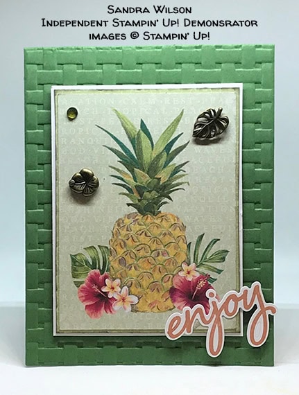 made by Sandra Wilson, Independent Stampin' Up! Demonstrator, for Candy Hearts Quarterly Challenge #stampcandy