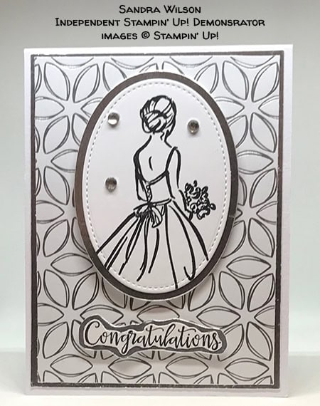 made by Sandra Wilson, Independent Stampin' Up! Demonstrator, for Candy Hearts Quarterly Challenge #stampcandy