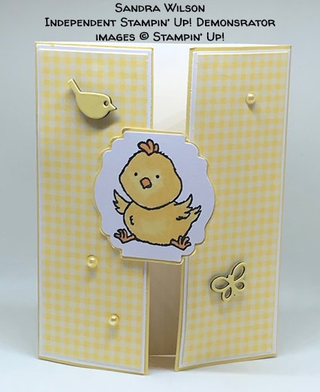 made by Sandra Wilson, Independent Stampin' Up! Demonstrator, for Candy Hearts Quarterly Challenge #stampcandy