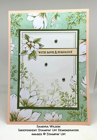 made by Sandra Wilson, Independent Stampin' Up! Demonstrator, for Candy Hearts Quarterly Challenge #stampcandy