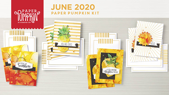 Box of Sunshine, July 2020 Paper Pumpkin, Stampin' Up!