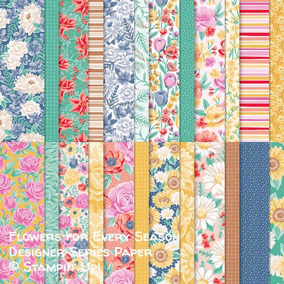 Flowers for Every Season Designer Series Paper © Stampin' Up!