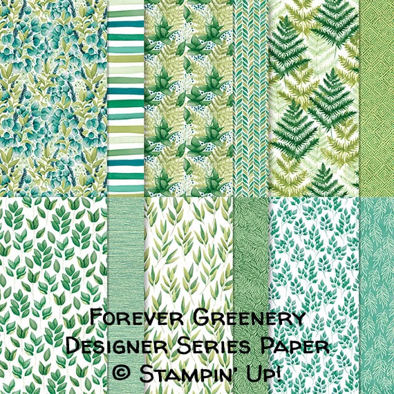 Forever Greenery Designer Series Paper © Stampin' Up!