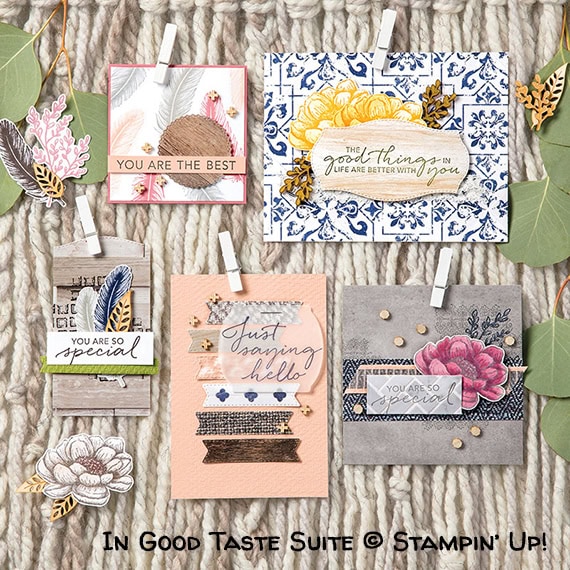 In Good Taste Suite © Stampin’ Up!