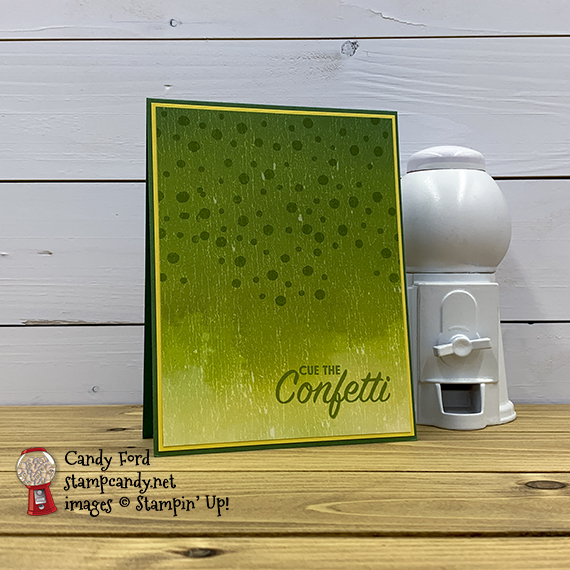 Stampin' Up! Pattern Play stamp set, Artistry Blooms Designer Series Paper DSP, birthday celebration card by Candy Ford #stampcandy