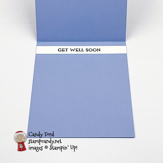 Stampin' Up! Blossoms in Bloom stamp set, Many Layered Blossoms Dies, get well soon card by Candy Ford #stampcandy