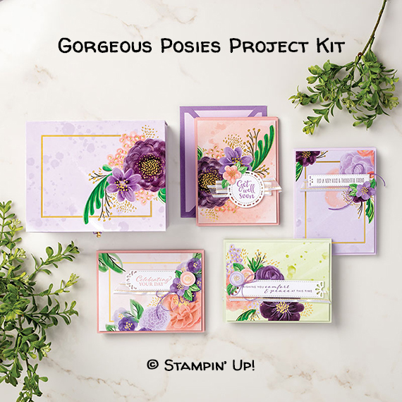 Gorgeous Posies Project Kit © Stampin' Up!