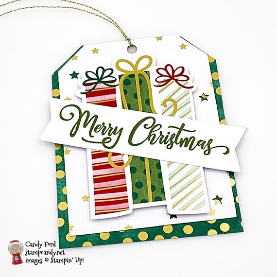 Stampin' Up! Tag Buffet Project Kit handmade tags by Candy Ford of Stamp Candy