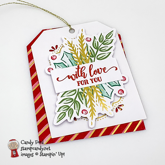 Stampin' Up! Tag Buffet Project Kit handmade tags by Candy Ford of Stamp Candy