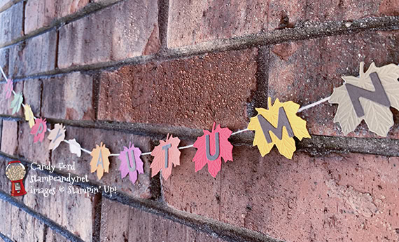 Happy Autumn Banner #stampcandy