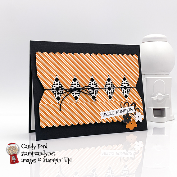 PPPBH 09-2020 Hello Pumpkin alternate projects, card and candle wrap #stampcandy #pppbh #paperpumpkin #stampinup