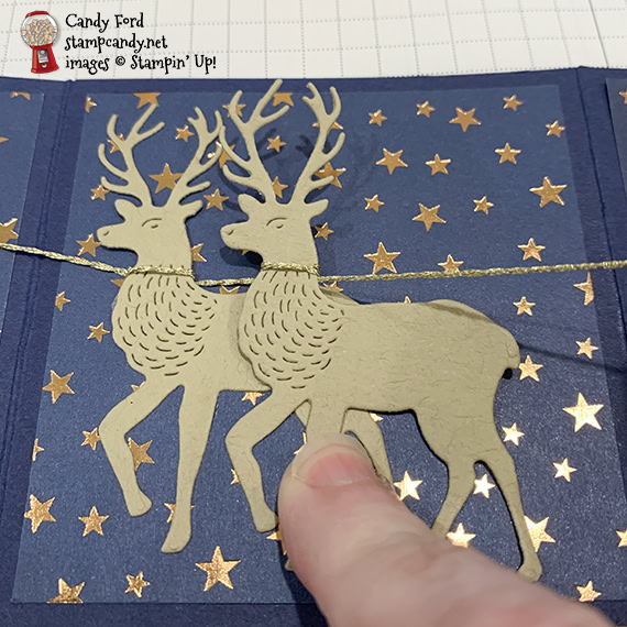 Wishes & Wonder Bundle, Gold Mini Pizza Boxes, Forever Gold Laser Cut Paper, Brightly Gleaming DSP #stampcandy #handmadecards #stampinup #icsbh