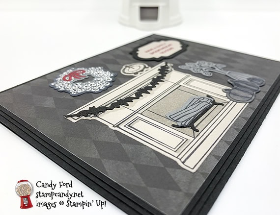 Fireside Trimmings Bundle Halloween card #stampcandy #handmadecards #stampinup