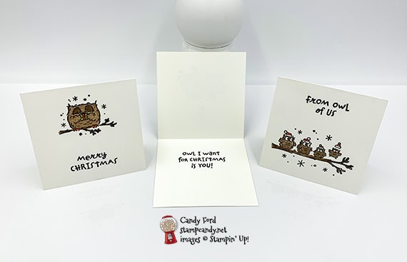 Give A Hoot gift enclosure cards and envelopes #stampcandy 