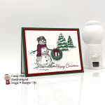 Snow Wonder Happy Christmas card #stampcandy