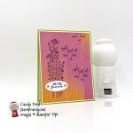 Dragonfly Garden card for a true friend #stampcandy