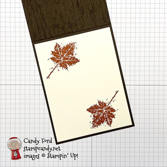 Gorgeous Leaves, Pretty Pumpkins, thankful card #stampcandy