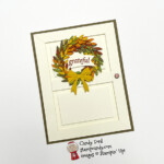 Cottage Wreath Bundle, grateful card #stampcandy #stampinup #IRBH